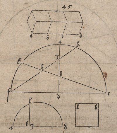 Drawings for Cube Multiplication by Albrecht Dürer